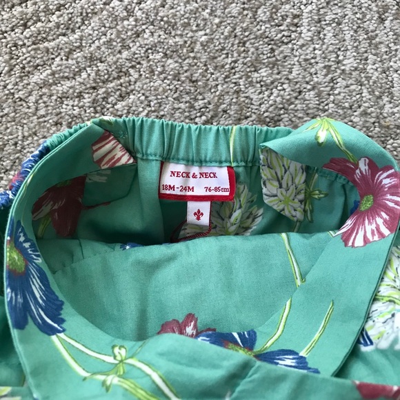 Neck & Neck Green layered dress size 18-24M. - Picture 3 of 3